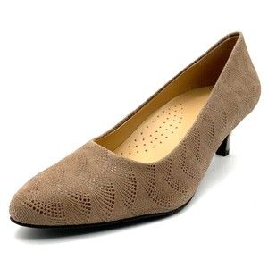 Trotters Kiera T1805-104 Pumps, Women's Size 6 N, Dark Taupe NEW MSRP $99.95